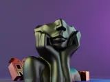Face Vase Planter-4
