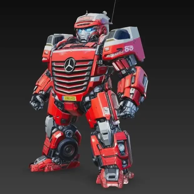 Robot camión mercedes