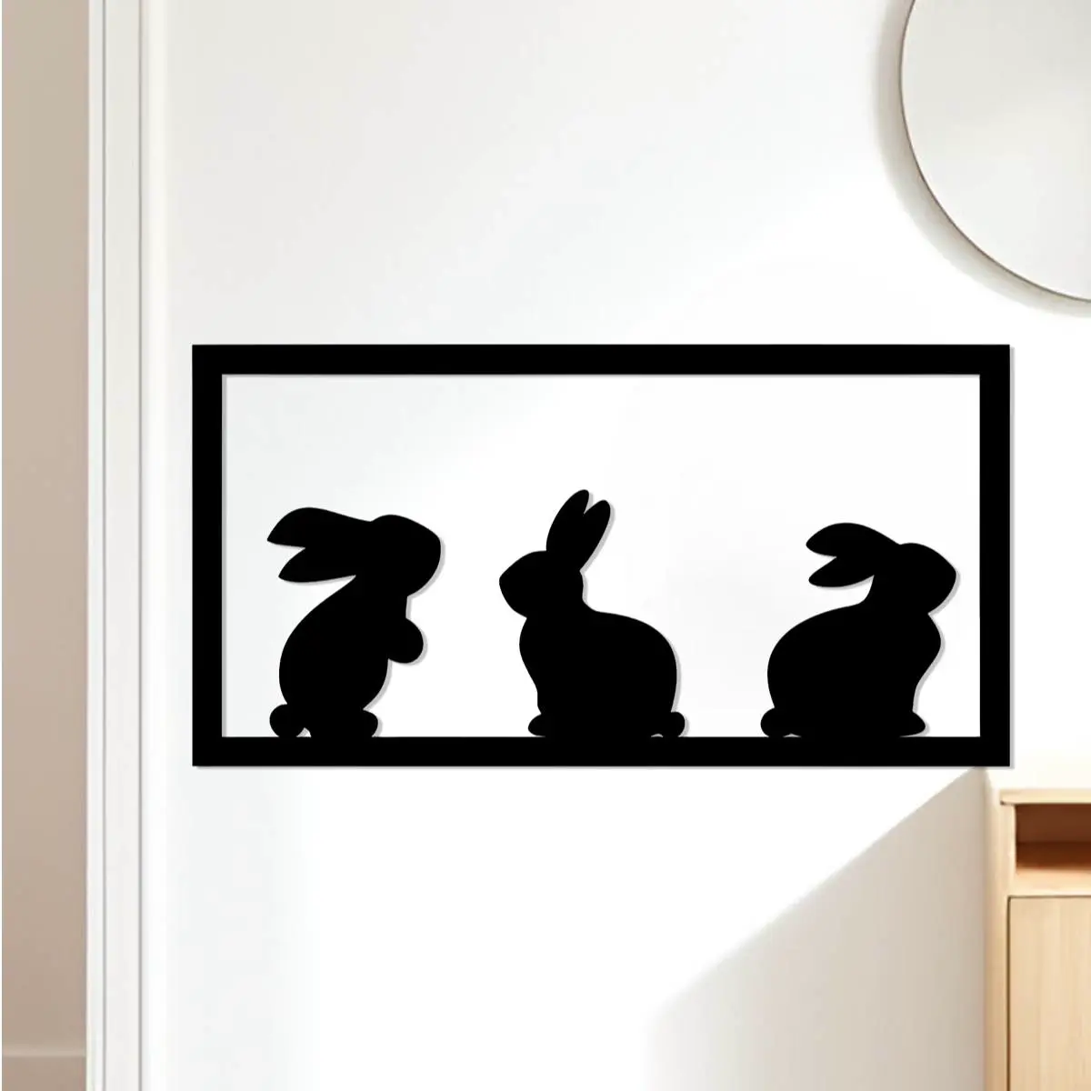 Rabbit Wall Art, Wall Decor, Home Decor
