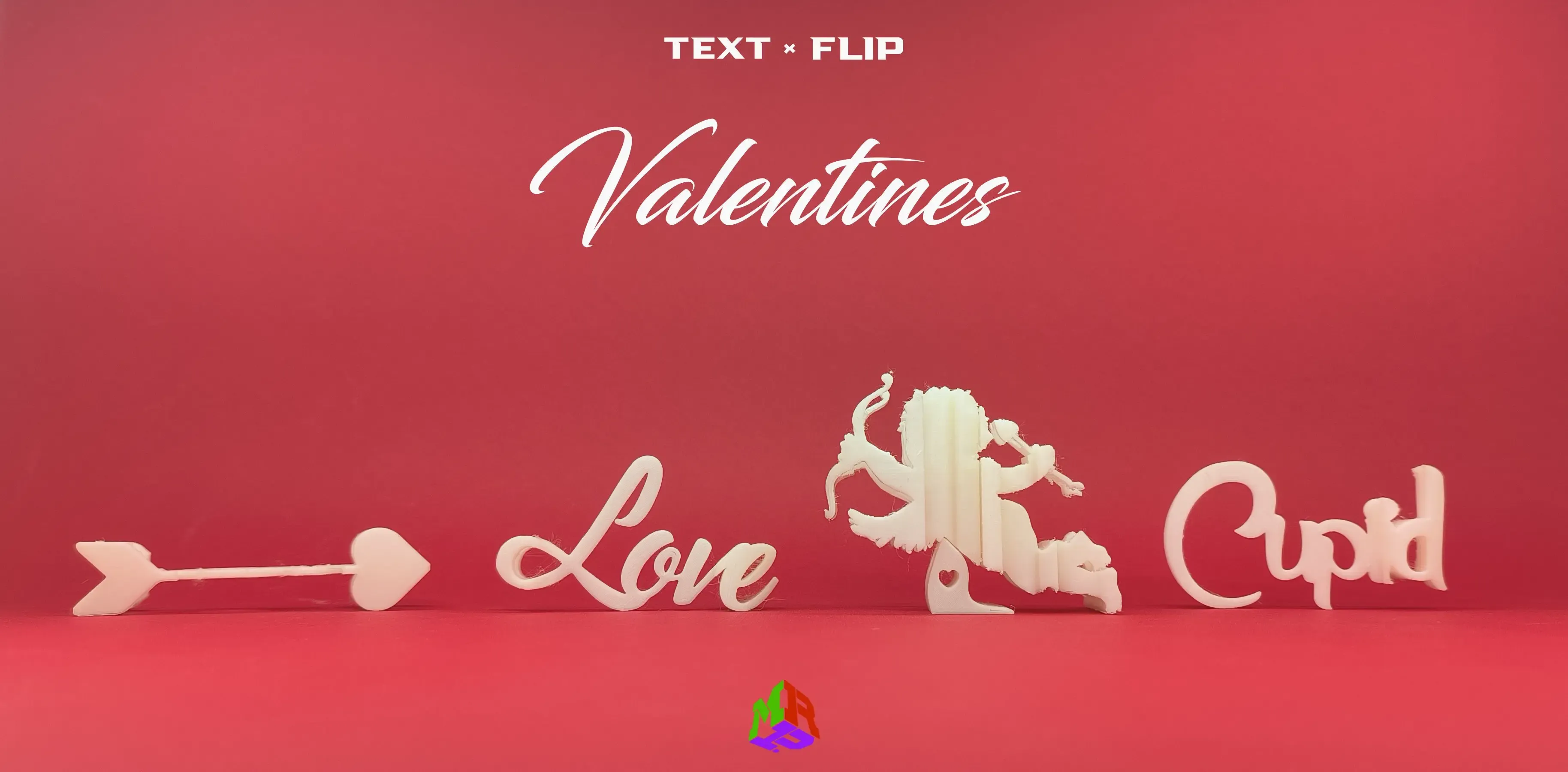 Text Flip - Love Arrow