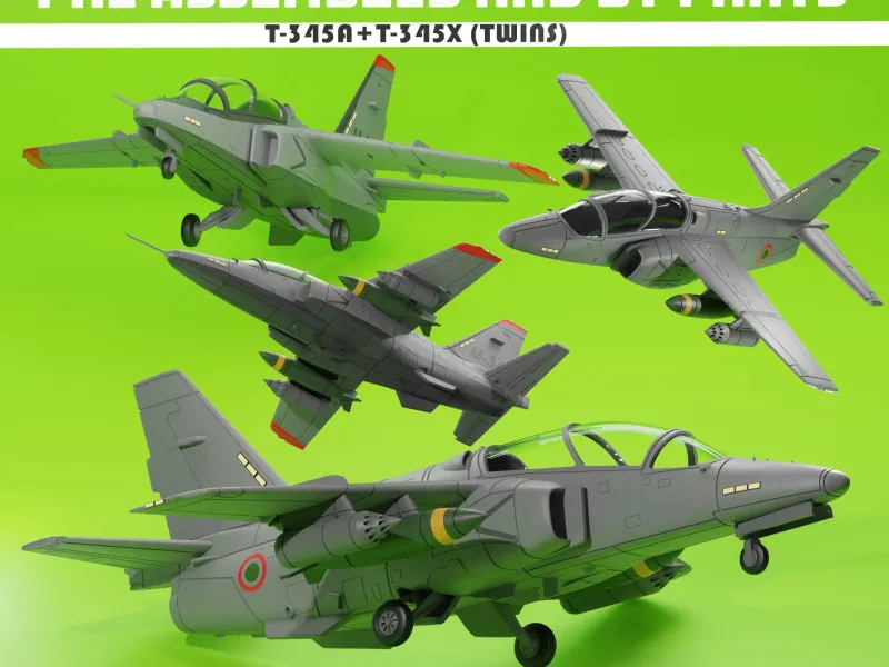 Aermacchi T-345A+M-345A (PACCHETTO GEMELLI) V3