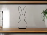 Modern Easter Bunny Sculpture Deco-0