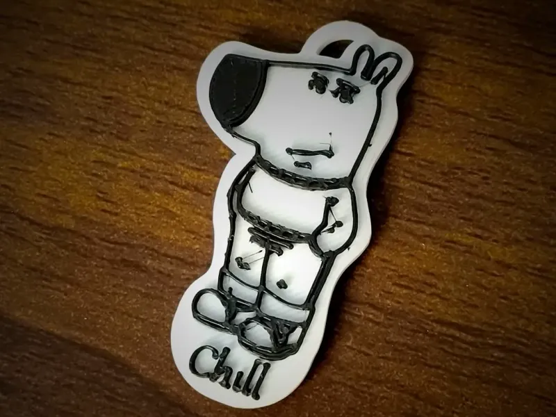 Chill Guy Keychain