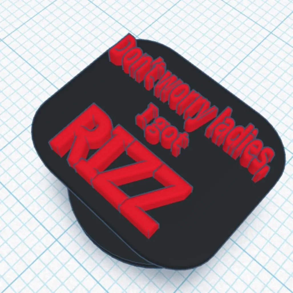 Free Apparel, Shoes & Hats STL Download - “Rizz” croc charm :)by ...