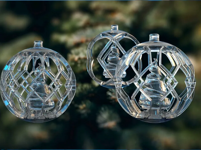 Set di decorazioni natalizie