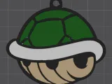 Green Shell keychain - Llavero-0