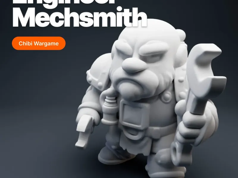 Engineer Mechsmith – Chibi Tech Support Miniature