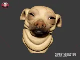 Meme Köpek Minyatür Büstü-3