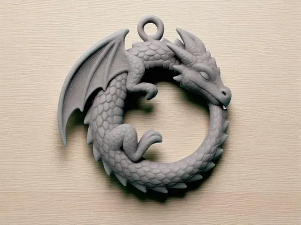 Dragon ring Keychain