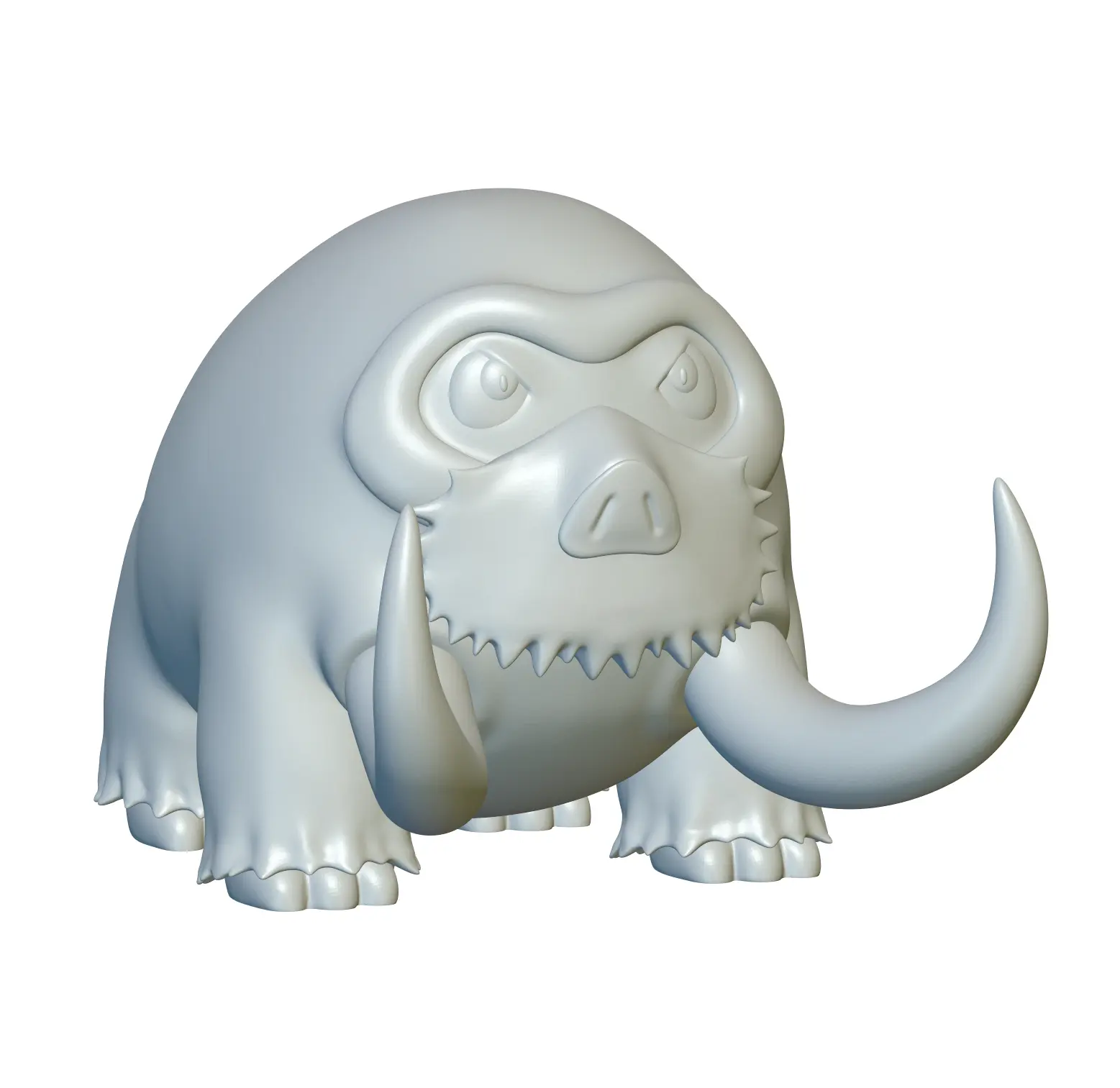 Pokemon Mamoswine #473 - Ready for 3D Printing!