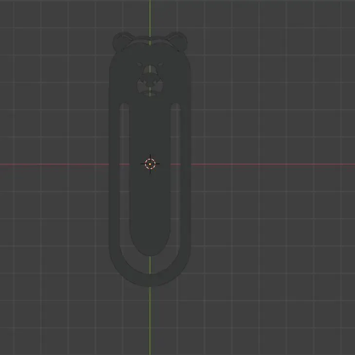 Angry bear bookmark v2