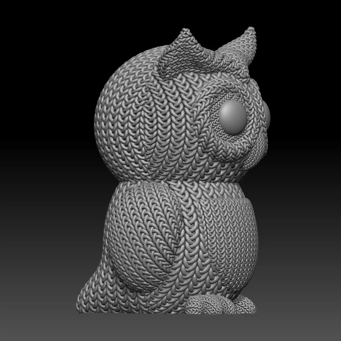 Knitted Owl
