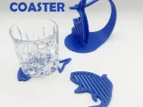Fish Coaster with Holder-0