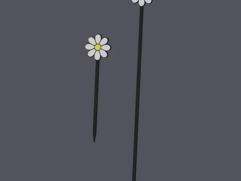 Daisy Flower - Cocktailset with stick and pick v1