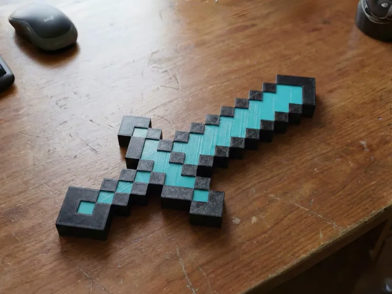 Minecraft Sword (Scalable)
