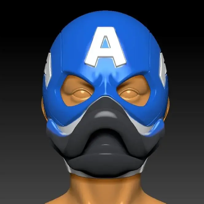 Captain America Duck Mask - 3D print