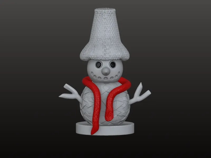Cute Christmas snowman