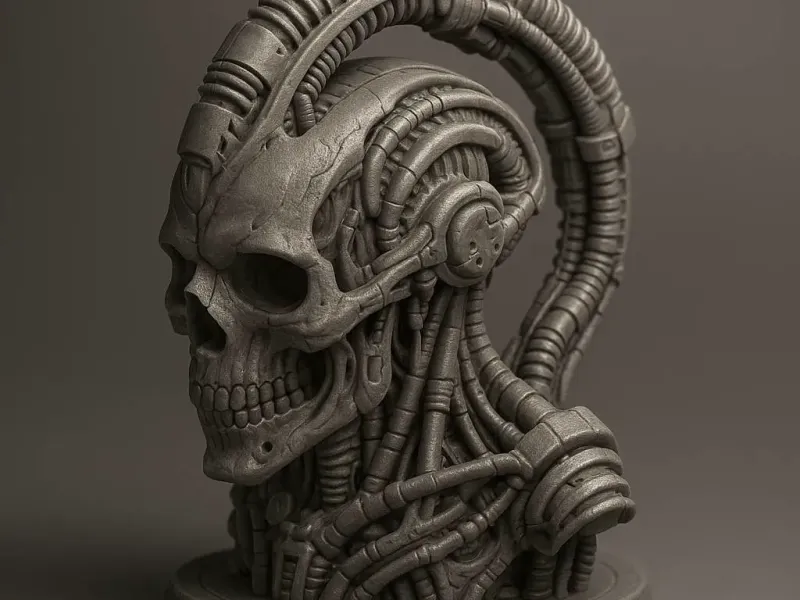 Biomechanical Skull stand
