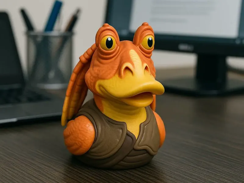 Rubber Duck - Jar Jar Binks - Star Wars - 3d print