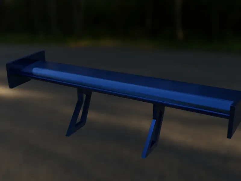 SPOILER FOR 1/18 SCALE MODEL