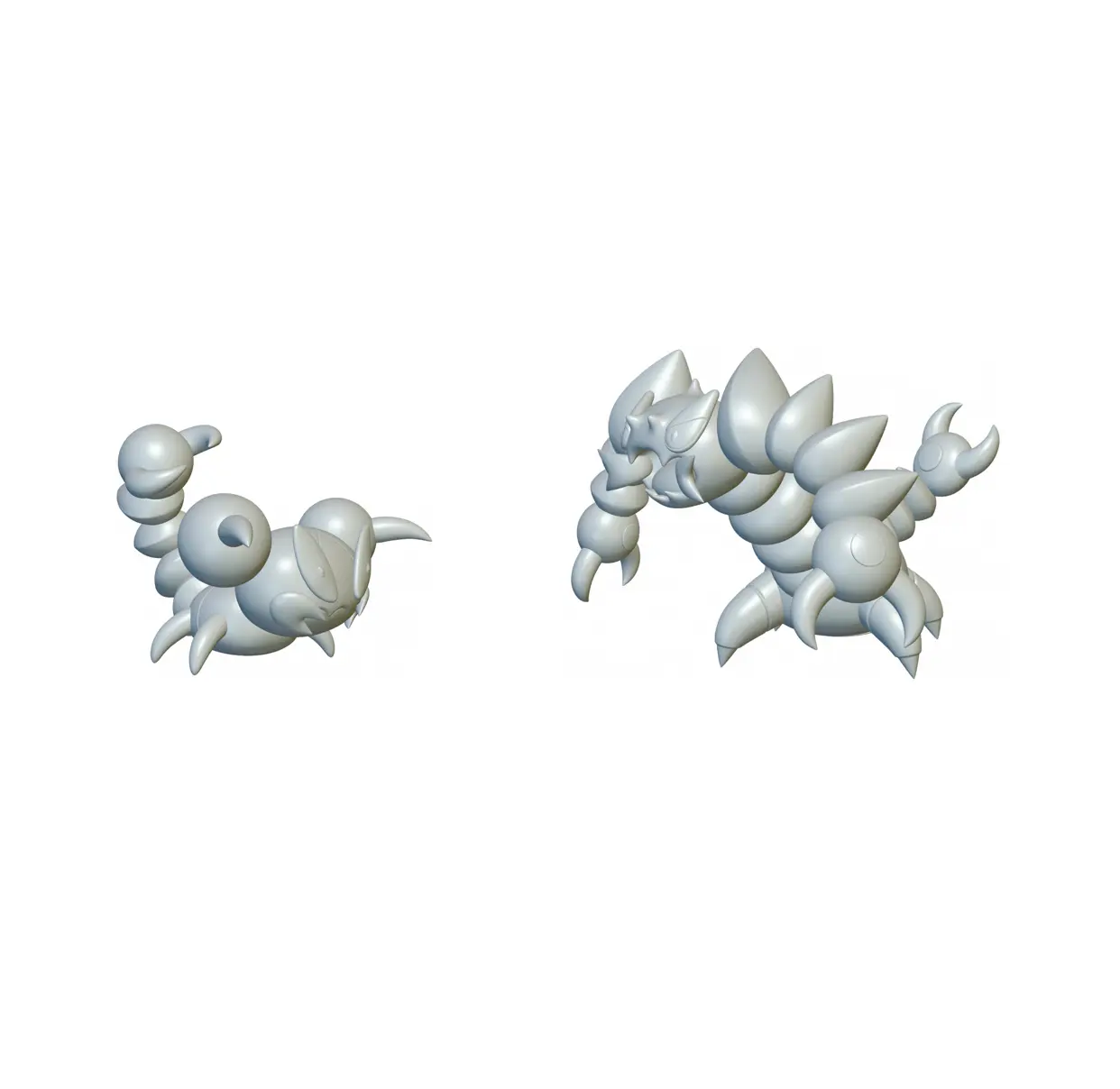 Pokemon Skorupi & Drapion (#451 & #452) - 3D Printing! | 3D models ...