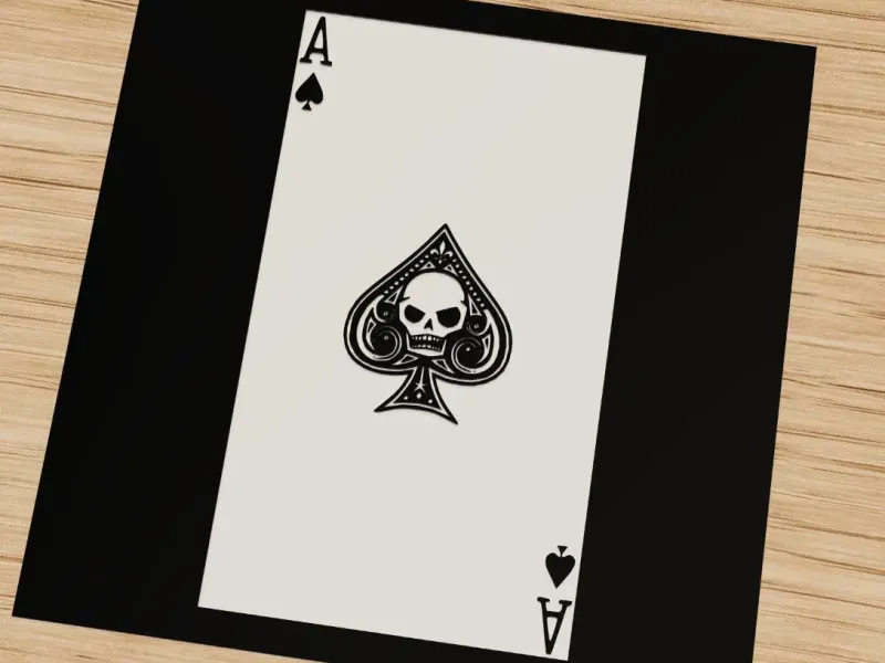 Ace of Spades White