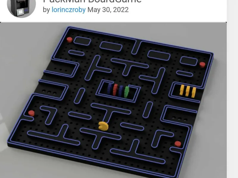 pac-man boardgame 1 piece
