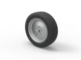 Front wheel of Vintage Funny Car Scale 1:25-7