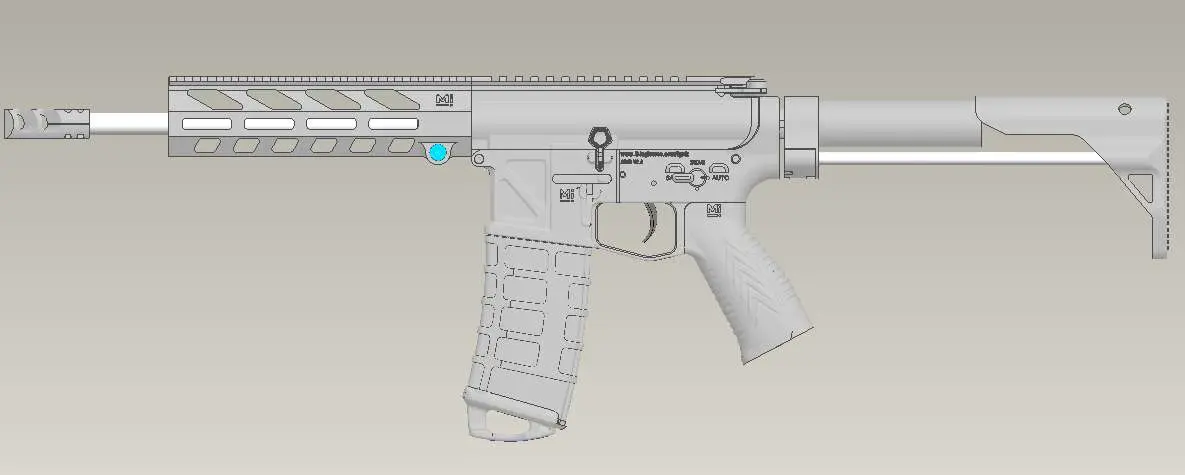 Printable Airsoft AR15 (PAAR15) AEG Body kit (08.12.19)