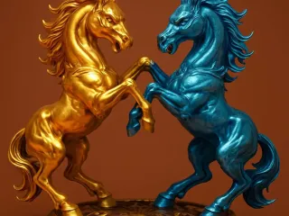Fire and Ice Horse