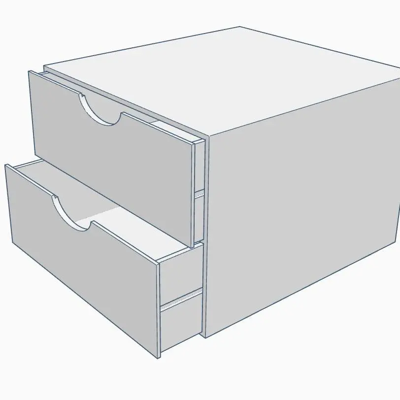 İkili Çekmece - Double Drawer