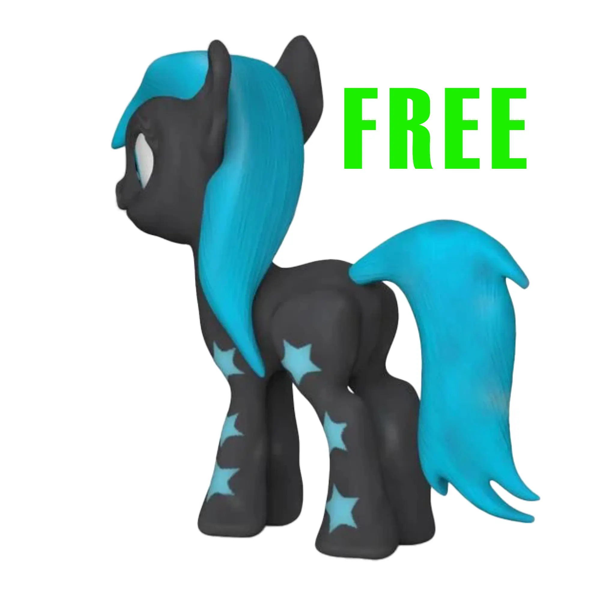 black star pony free model