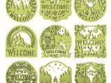 Rustic Forest Welcome Signs – 9 Cabin Door Decor Designs-2