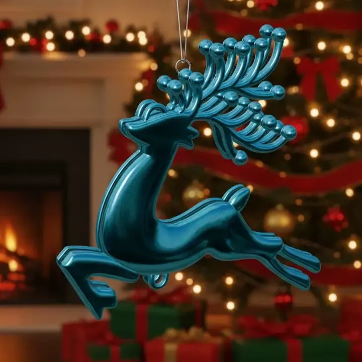 Christmas deer ornament