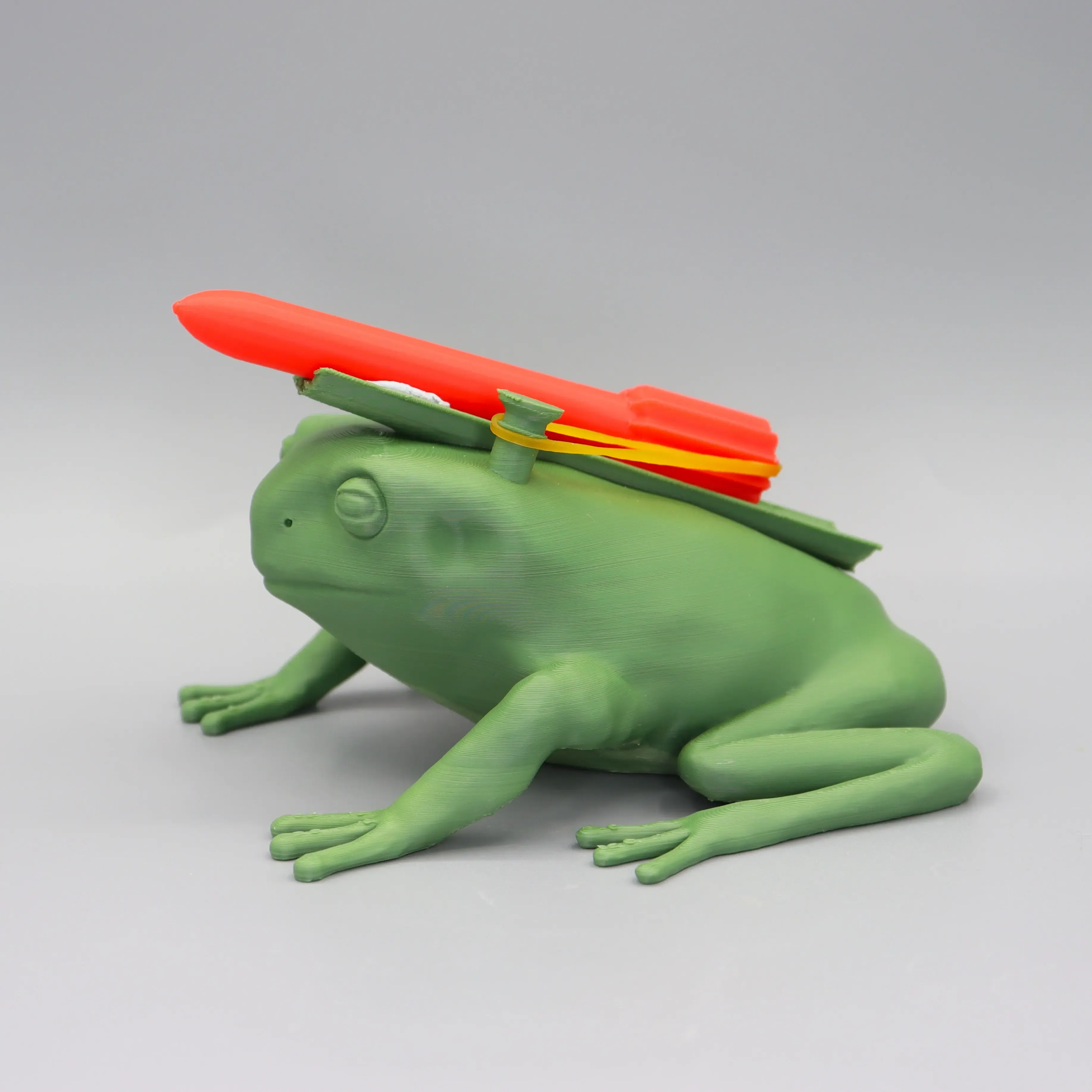 Missile toad toy
