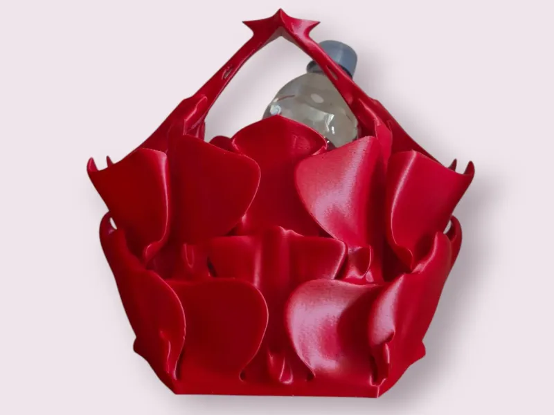 Modische Rosen-Handtasche $STL