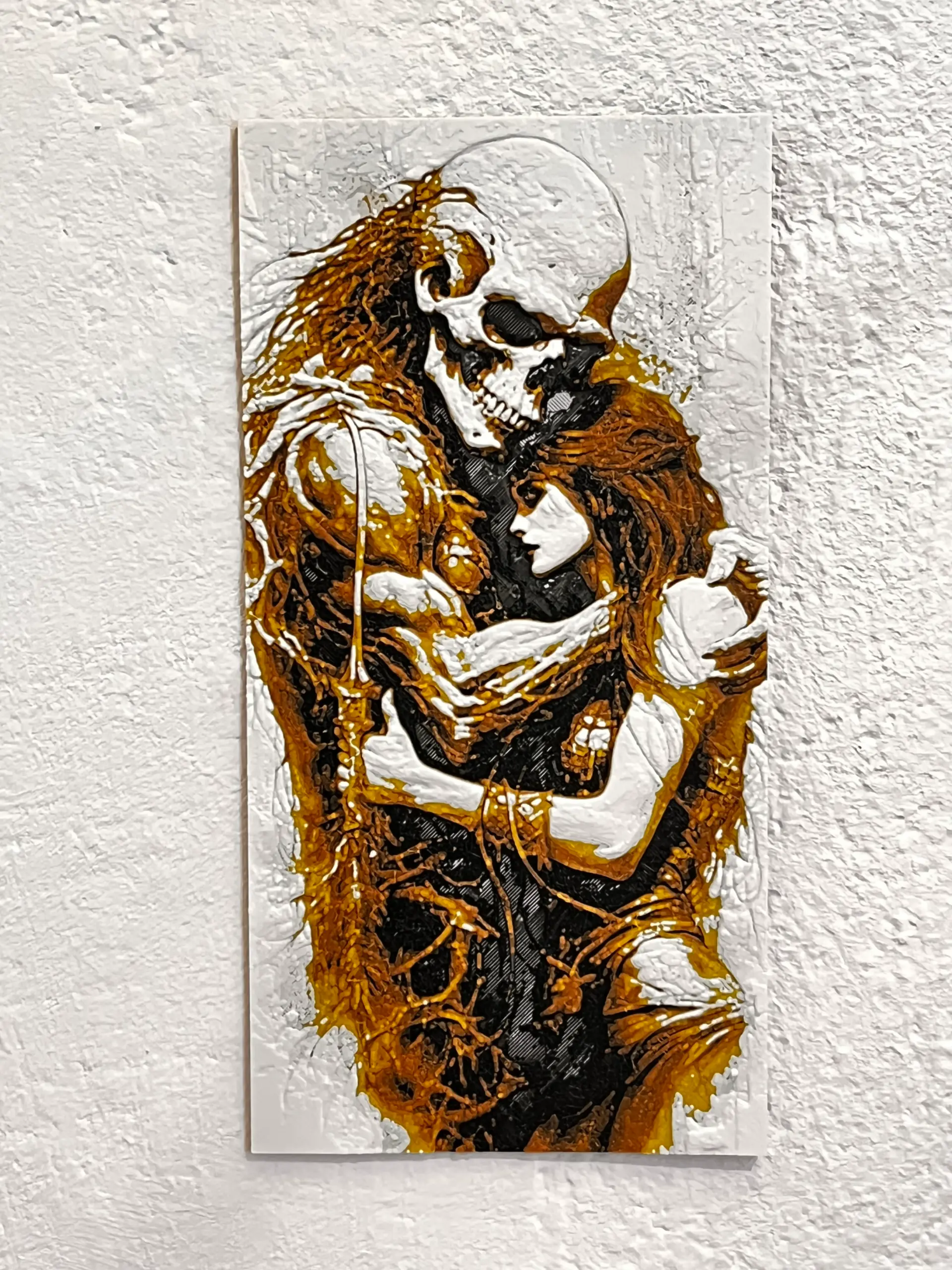 Hueforge Files 3D Printer Files | 3MF File | Hueforge Skeleton Love | Creality Cloud