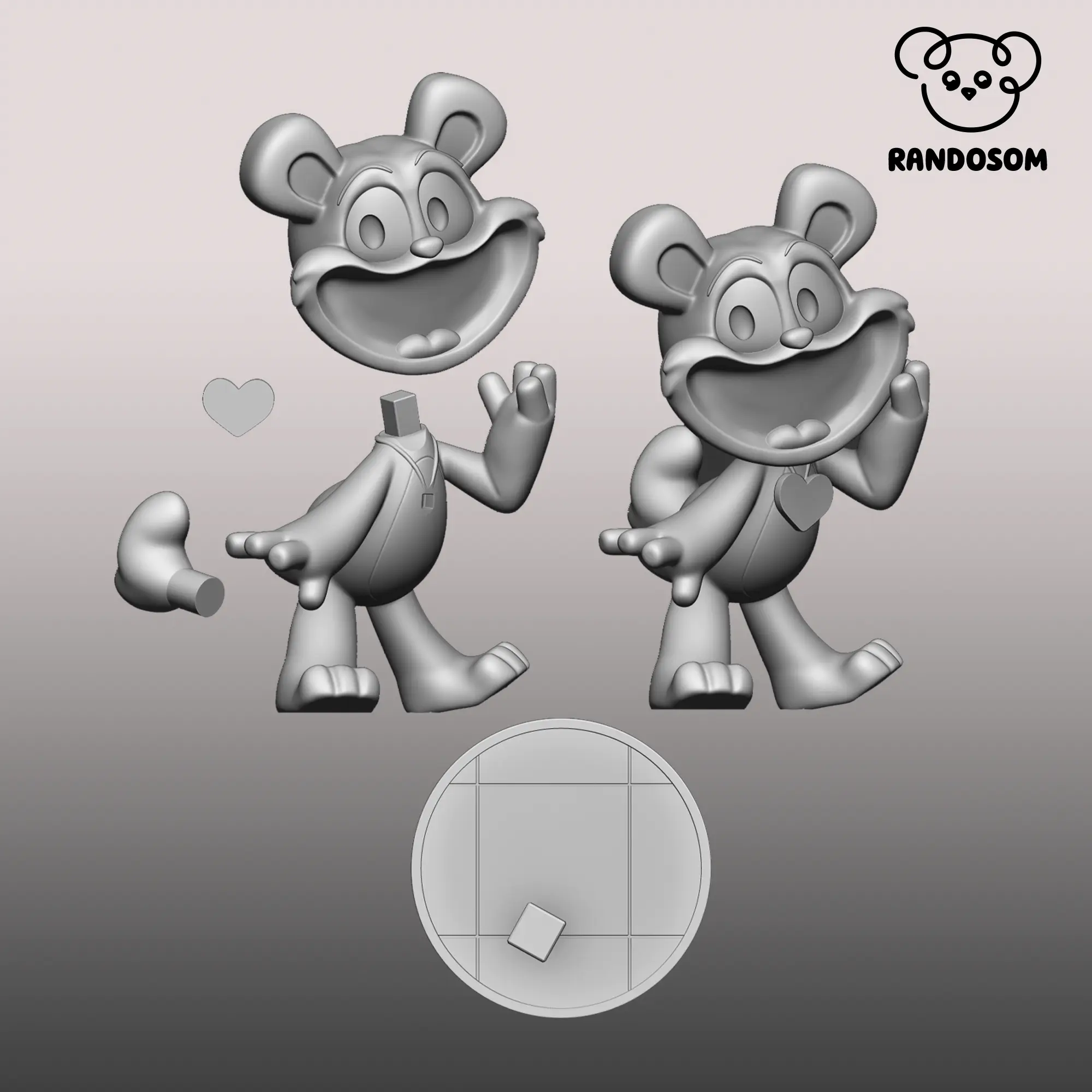 Bobby Bearhug - Smiling Critters | Download de modelos 3D | Creality Cloud