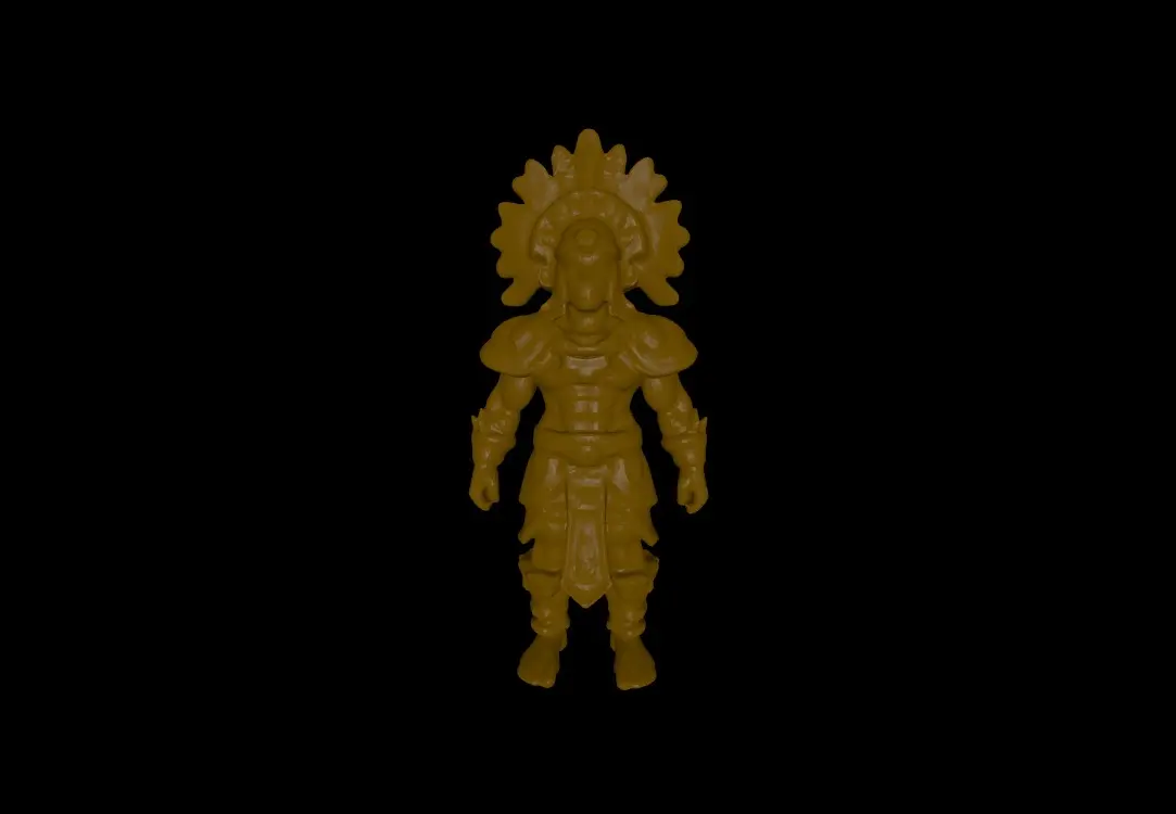 Mayan God Statue
