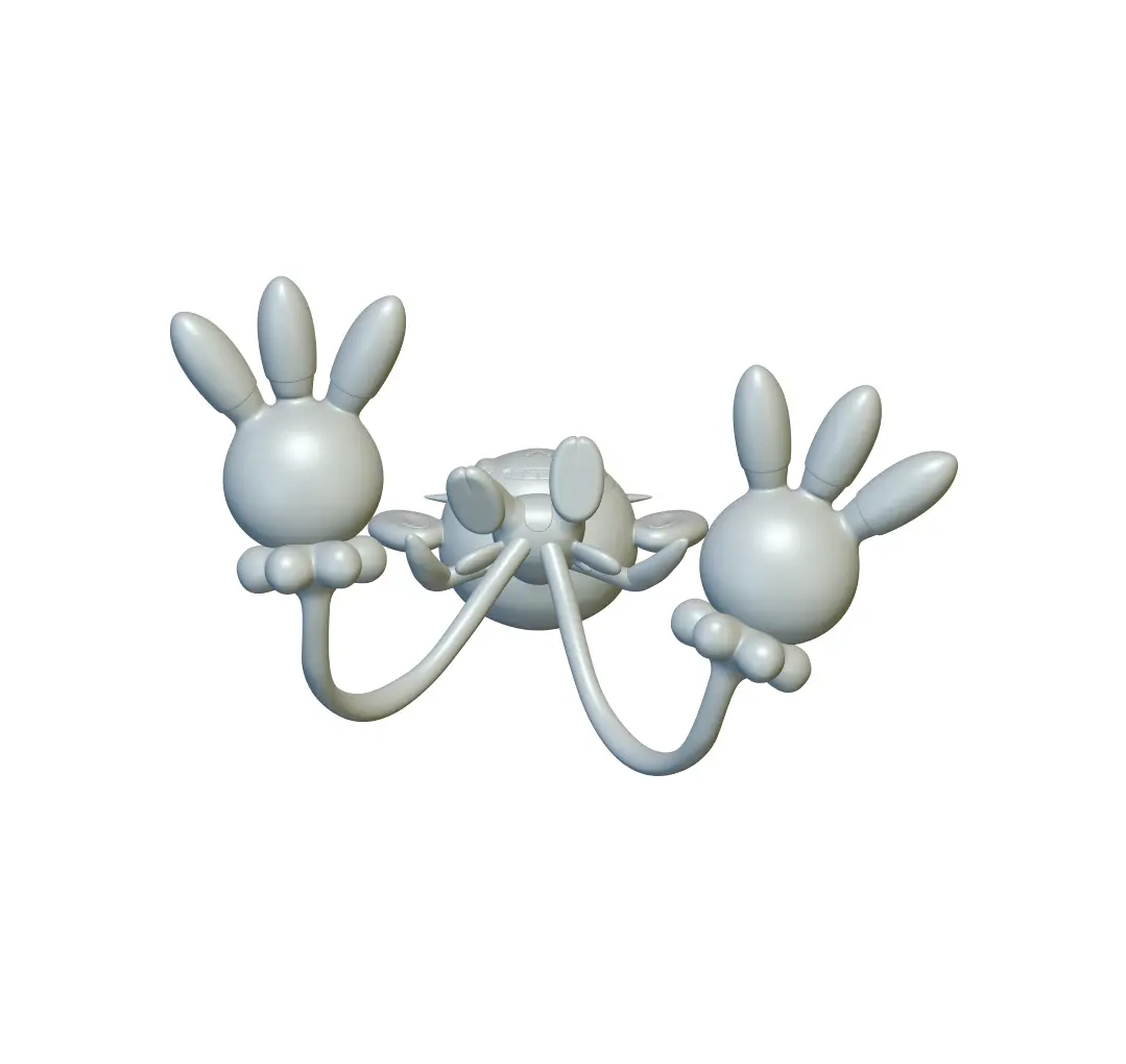 Pokemon Ambipom #424 - Ready for 3D Printing!