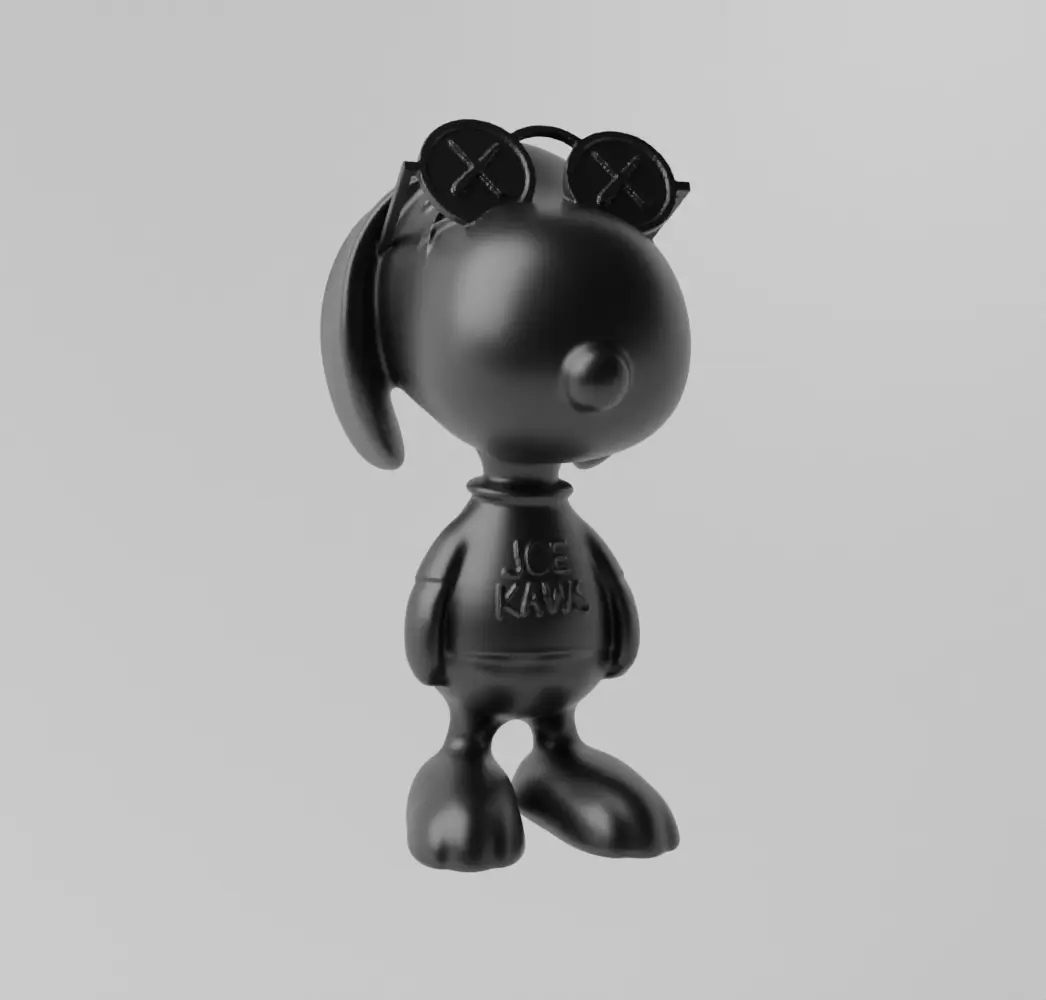 Kaws Snoopy Art Toy Fan Art