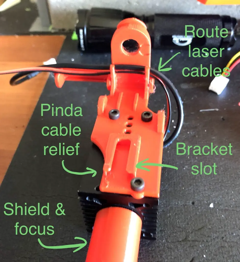 Prusa MK3 laser engraver / cutter mod