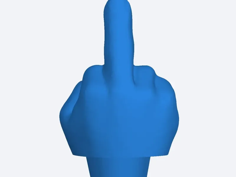 presta valve middle finger 