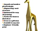 Elegant Giraffe Statue-3