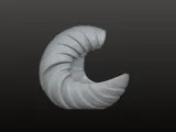 Spiral Crescent Succulent Planter | Modern Sculptural Plant-2