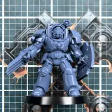 Iron Vanguard – Heavy Armored Warrior STL | 3D Printable Sci