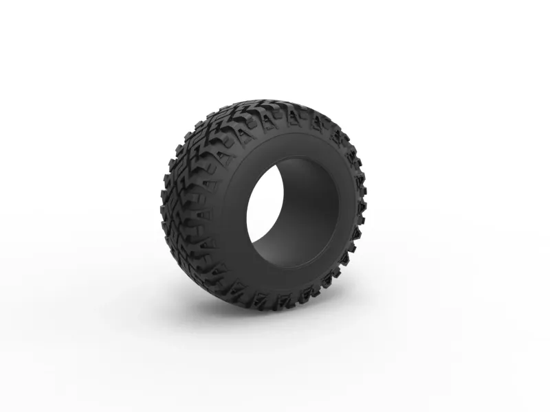 Offroad tire 126 Scale 1:25