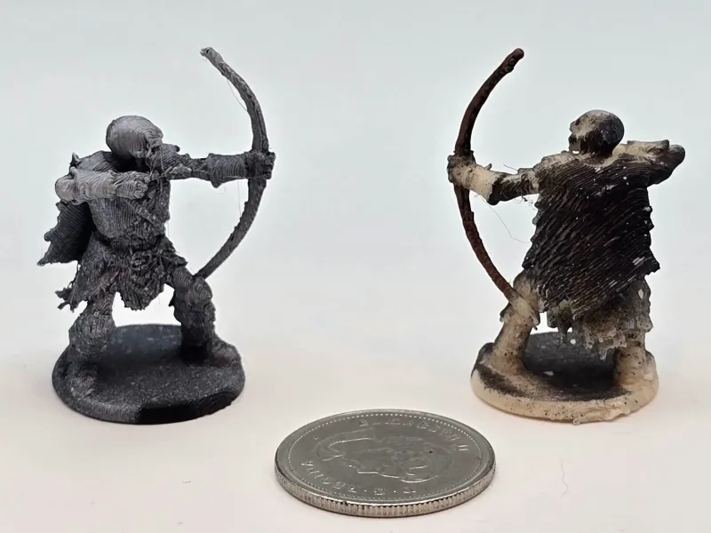 Miniatura de Arqueiro Esqueleto de RPG