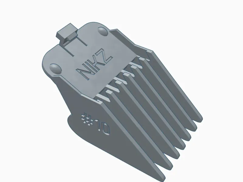 Pente Guia de Proteção para Máquina de Corte de Cabelo 3D - Guia de Corte Personalizado #10 – 32mm
