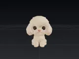 Cute Poodle Dog-2